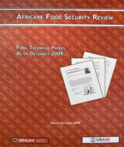 McMillan and Tarver co-produced the Africare Food Security Review Paper Series 