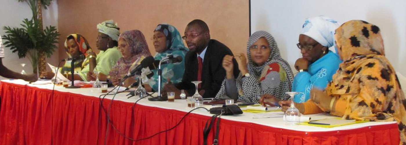 Since 2004, Amadou Ba has strengthened the capacity of local NGOs and governments in the Sahel to address some of the most pressing social inclusion and equity issues in their countries. Photo taken in July 2024 during a field visit focus group of youth and women at Maghama, Brakna region in southern Mauritania during a routine supervision mission by the USAID Sahel team.