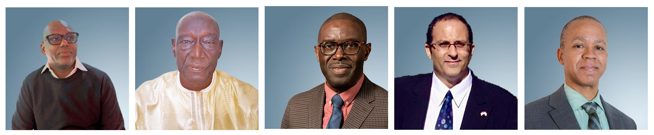 Amadou Ba, Radjab Mahamat Saleh, Abdou Ndiaye, Rodney Stubina, Harold V. Tarver